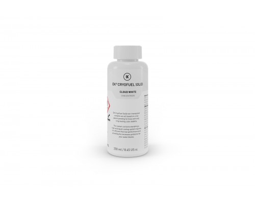 Жидкость для СЖО EKWB EK-CryoFuel Solid Cloud White (Conc. 250mL) (пастель, белая)