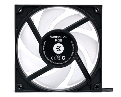 Вентилятор EKWB EK-Vardar EVO 120ER D-RGB (500-2200 rpm) 120x120x25мм (44шт/кор, PWM, Dual-Ball bearing, D-RGB, 500-2200об/мин)