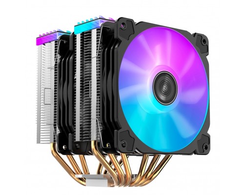 Кулер JONSBO CR-2000GT LGA1700/1200/115X/AM4 (12шт/кор, TDP 230W, PWM, 2 x 120mm ARGB Fan, 6 тепловых трубок, 4-pin) Retail