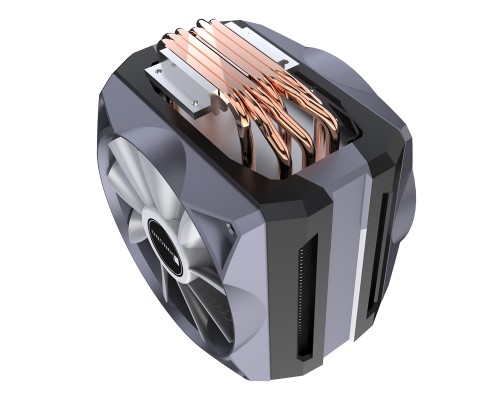 Кулер JONSBO CR-1100 Gray LGA115X/775/AM4/AM3/3+/AM2/+/FM2/+/FM1(12шт/кор, TDP 200W, PWM, 2 x 120mm ARGB Fan, 6 тепловых трубок, 4-pin) Retail