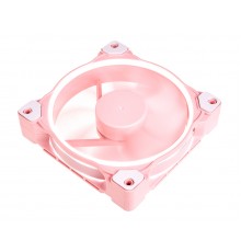 Вентилятор ID-COOLING ZF-12025-Piglet Pink 120x120x25мм (80шт./кор, PWM, White LED Ring, 900-2000об/мин, розовый пастель)  BOX                                                                                                                            