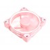 Вентилятор ID-COOLING ZF-12025-Piglet Pink 120x120x25мм (80шт./кор, PWM, White LED Ring, 900-2000об/мин, розовый пастель)  BOX