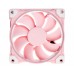 Вентилятор ID-COOLING ZF-12025-Piglet Pink 120x120x25мм (80шт./кор, PWM, White LED Ring, 900-2000об/мин, розовый пастель)  BOX