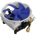 Кулер PCCooler Q126 V2 S775/115X/AM2/AM3/AM4/FM1/FM2 (48 шт/кор, TDP 88W, вент-р 120мм, 2 тепловые трубки 6мм, 1800RPM, 22dBa) Retail Color Box