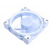 Вентилятор ID-COOLING ZF-12025-Baby Blue 120x120x25мм (80шт./кор, PWM, White LED Ring, 900-2000об/мин, синий пастель)  BOX