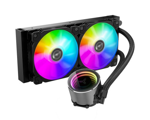 Комплект водяного охлаждения JONSBO SHADOW 240 LGA 2011/115X/775/AM4/AM3/+/AM2/+/FM2/+/FM1 (6шт/кор,TDP 250W, ARGB FAN and PUMP, PWM, DUAL FAN 120mm, Пульт управления) RET