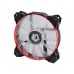 Вентилятор ID-COOLING SF-12025-R 120x120x25мм (80шт./кор, PWM, Low Noise, резиновые углы, Red LED & Ring, 700-1500об/мин) OEM