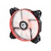 Вентилятор ID-COOLING SF-12025-R 120x120x25мм (80шт./кор, PWM, Low Noise, резиновые углы, Red LED & Ring, 700-1500об/мин) OEM