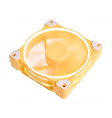 Вентилятор ID-COOLING ZF-12025-Lemon Yellow 120x120x25мм (80шт./кор, PWM, White LED Ring, 900-2000об/мин, желтый пастель)  BOX                                                                                                                            