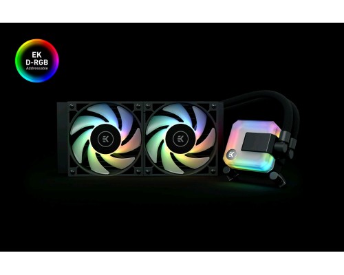 Комплект водяного охлаждения EKWB AIO 240 D-RGB (DUAL FAN 120mm, PWM, Addresable RGB) RET