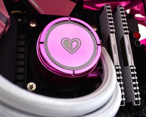 Комплект водяного охлаждения ID-COOLING PINKFLOW 240 ARGB LGA20XX/LGA1366/LGA115X/TR4/AM4/AM3/+/AM2/+/FM2/+/FM1 (6шт/кор,TDP 250W, ARGB, PWM, DUAL FAN 120mm, Пульт управления) RET