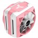 Кулер JONSBO CR-1100 Pink LGA115X/775/AM4/AM3/3+/AM2/+/FM2/+/FM1(12шт/кор, TDP 200W, PWM, 2 x 120mm ARGB Fan, 6 тепловых трубок, 4-pin) Retail