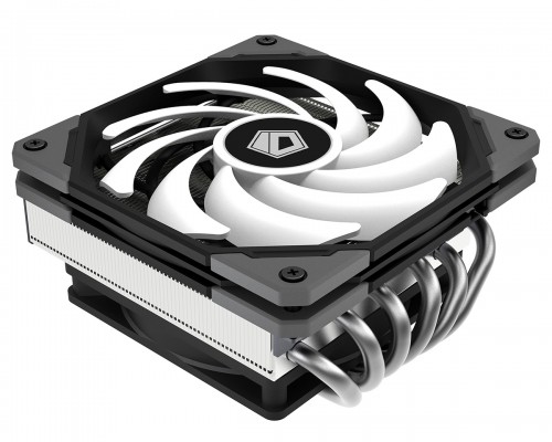 Кулер ID-COOLING IS-60 EVO ARGB LGA115X/AM4/AM3/+/AM2/+/FM2/+/FM1 низкопрофильный высота 64mm (27шт/кор, TDP 130W, PWM, 6 тепл.трубок + медная база, DUAL FAN 120mm+92mm) BOX