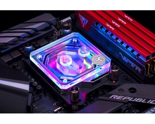 Водоблок для процессора EKWB EK-Quantum Velocity D-RGB - AMD Nickel + Plexi AM4