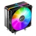 Кулер JONSBO MX400 LGA1200/115X/AM4/AM3/3+/AM2/+/FM2/+/FM1(12шт/кор, TDP 180W, PWM, 140mm ARGB Fan, 4 тепловые трубки, 4-pin) Retail