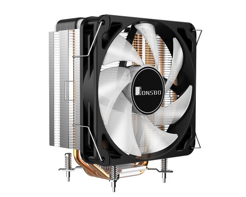 Кулер JONSBO MX400 LGA1200/115X/AM4/AM3/3+/AM2/+/FM2/+/FM1(12шт/кор, TDP 180W, PWM, 140mm ARGB Fan, 4 тепловые трубки, 4-pin) Retail