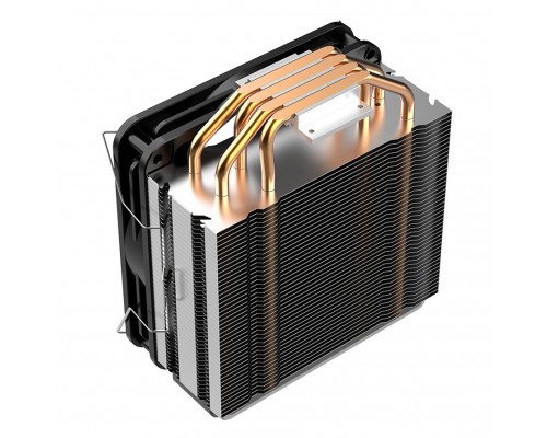 Кулер JONSBO MX400 LGA1200/115X/AM4/AM3/3+/AM2/+/FM2/+/FM1(12шт/кор, TDP 180W, PWM, 140mm ARGB Fan, 4 тепловые трубки, 4-pin) Retail