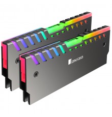 Радиатор для для оперативной памяти JONSBO NC-2(Color) (LED, черный) 2шт/Box                                                                                                                                                                              