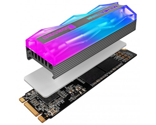 Радиатор для SSD M.2 2280 JONSBO M.2-2(Color) LED