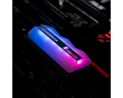 Радиатор для SSD M.2 2280 JONSBO M.2-2(Color) LED