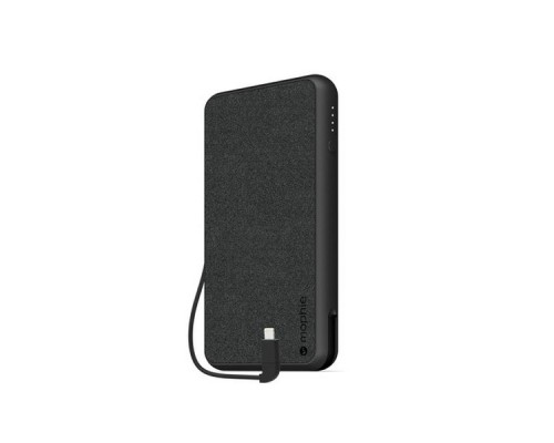 Внешний аккумулятор Mophie Powerstation Plus XL (Fabric) Lightning & Micro USB - Black