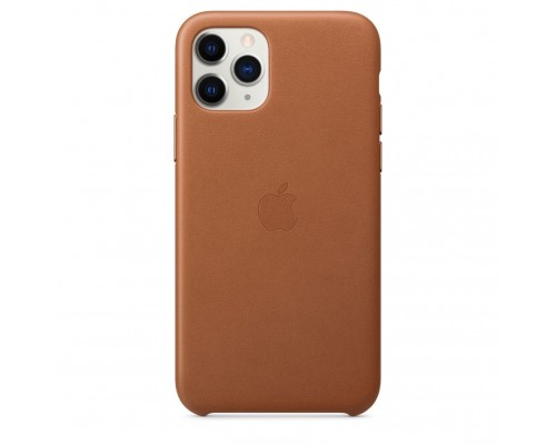 Чехол iPhone 11 Pro Leather Case - Saddle Brown