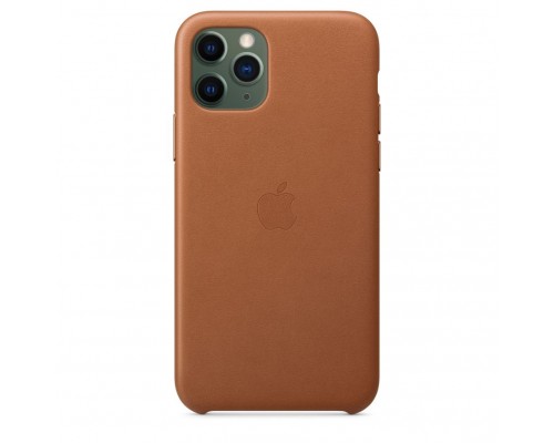 Чехол iPhone 11 Pro Leather Case - Saddle Brown