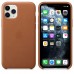 Чехол iPhone 11 Pro Leather Case - Saddle Brown