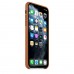 Чехол iPhone 11 Pro Max Leather Case - Saddle Brown