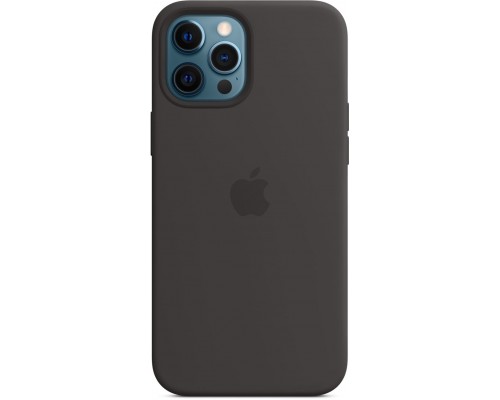 Чехол iPhone 12 Pro Max Silicone Case with MagSafe - Black