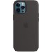 Чехол iPhone 12 Pro Max Silicone Case with MagSafe - Black