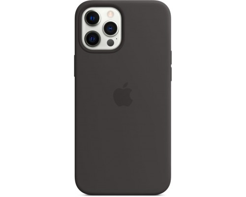 Чехол iPhone 12 Pro Max Silicone Case with MagSafe - Black