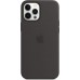 Чехол iPhone 12 Pro Max Silicone Case with MagSafe - Black