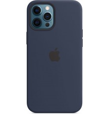 Чехол iPhone 12 Pro Max Silicone Case with MagSafe - Deep Navy                                                                                                                                                                                            