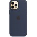 Чехол iPhone 12 Pro Max Silicone Case with MagSafe - Deep Navy