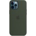 Чехол iPhone 12 Pro Max Silicone Case with MagSafe - Cypress Green