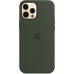 Чехол iPhone 12 Pro Max Silicone Case with MagSafe - Cypress Green