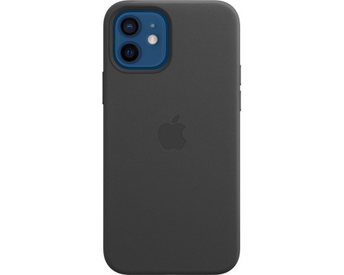 Чехол iPhone 12 | 12 Pro Leather Case with MagSafe - Black