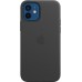 Чехол iPhone 12 | 12 Pro Leather Case with MagSafe - Black