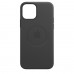 Чехол iPhone 12 | 12 Pro Leather Case with MagSafe - Black