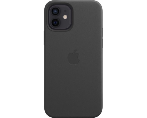 Чехол iPhone 12 | 12 Pro Leather Case with MagSafe - Black