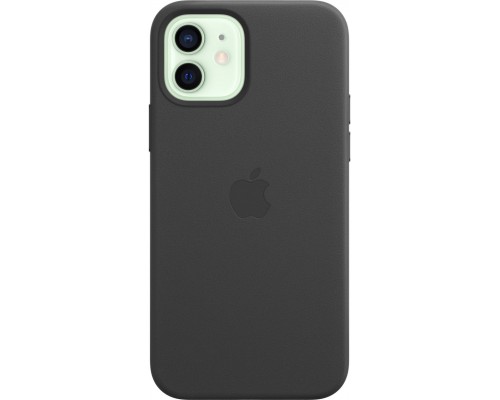 Чехол iPhone 12 | 12 Pro Leather Case with MagSafe - Black