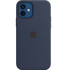 Чехол iPhone 12 | 12 Pro Silicone Case with MagSafe - Deep Navy                                                                                                                                                                                           