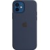 Чехол iPhone 12 | 12 Pro Silicone Case with MagSafe - Deep Navy