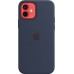 Чехол iPhone 12 | 12 Pro Silicone Case with MagSafe - Deep Navy