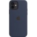 Чехол iPhone 12 | 12 Pro Silicone Case with MagSafe - Deep Navy