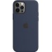 Чехол iPhone 12 | 12 Pro Silicone Case with MagSafe - Deep Navy