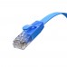 Патчкорд GCR PROF плоский прямой 10.0m, UTP медь кат.6, синий, 30 AWG, ethernet high speed 10 Гбит/с, RJ45, T568B, GCR-52852