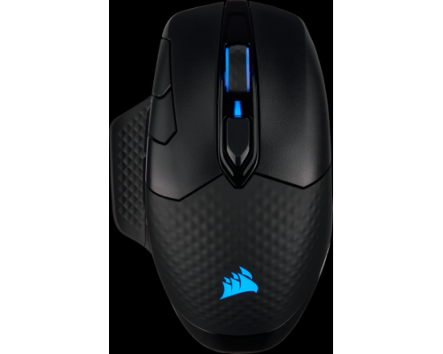 Игровая мышка Corsair Gaming™ CORSAIR DARK CORE RGB PRO, Wireless FPS/MOBA Gaming Mouse with SLIPSTREAM Technology, Black, Backlit RGB LED, 18000 DPI, Optical (EU version)