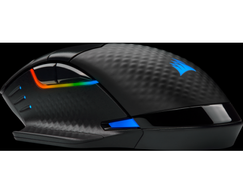 Игровая мышка Corsair Gaming™ CORSAIR DARK CORE RGB PRO, Wireless FPS/MOBA Gaming Mouse with SLIPSTREAM Technology, Black, Backlit RGB LED, 18000 DPI, Optical (EU version)